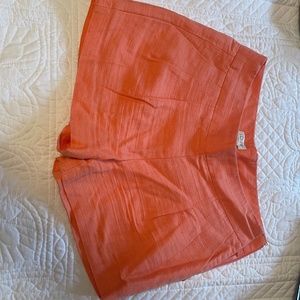 Orange J.Crew shorts